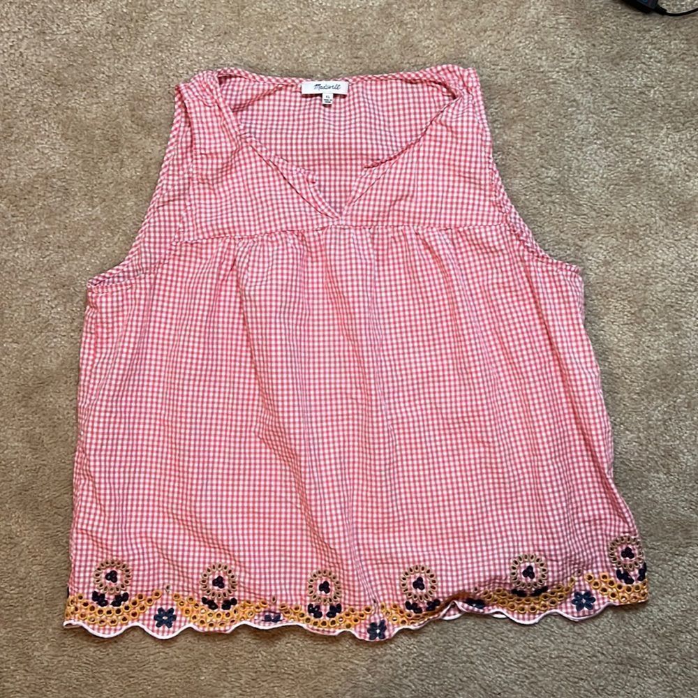 SOLD - Madewell Sleeveless Shirt